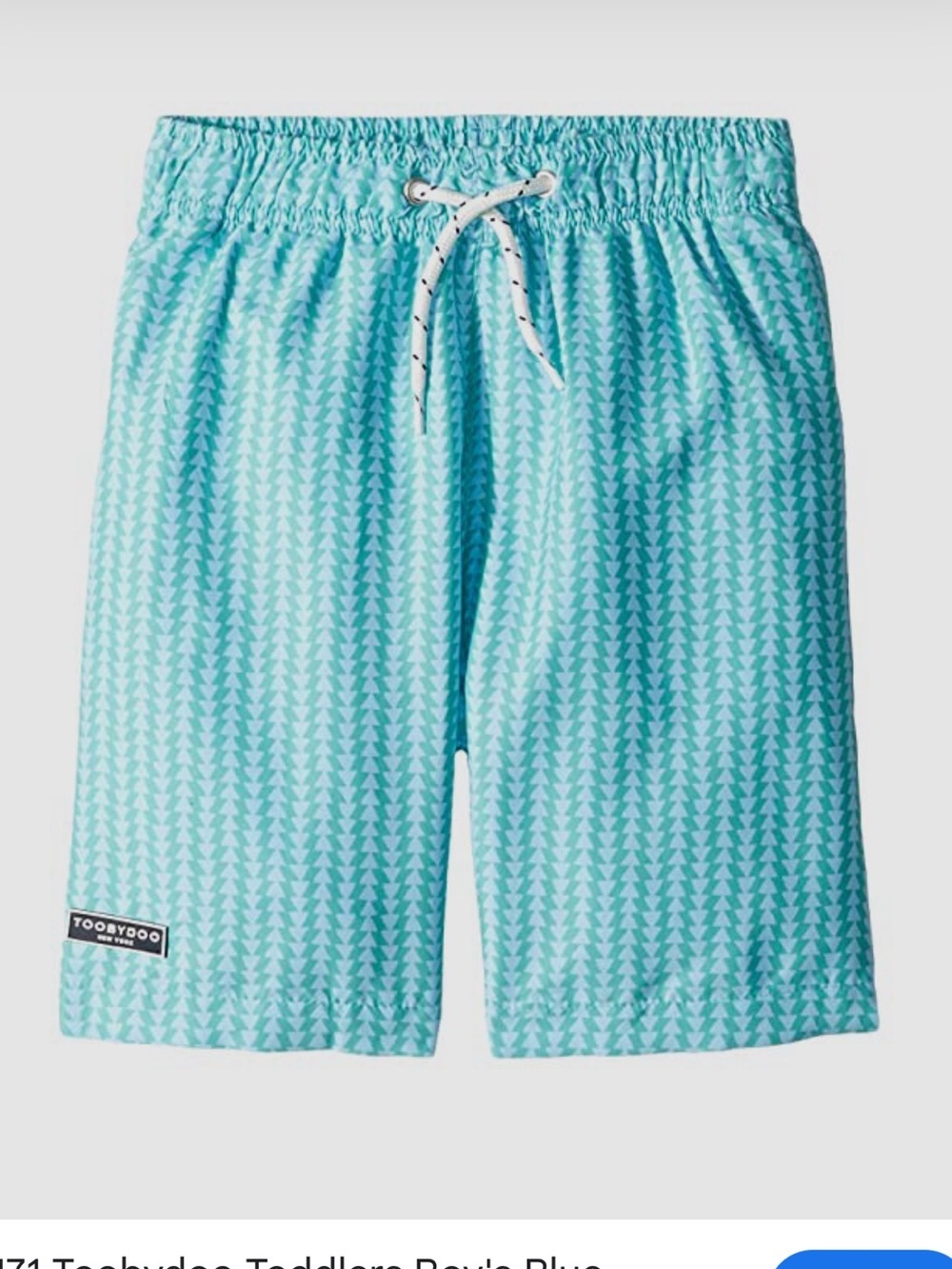 Toobydoo Toddlers Boy's Blue Swimwear Swimming Swim Trunks 12-18 months